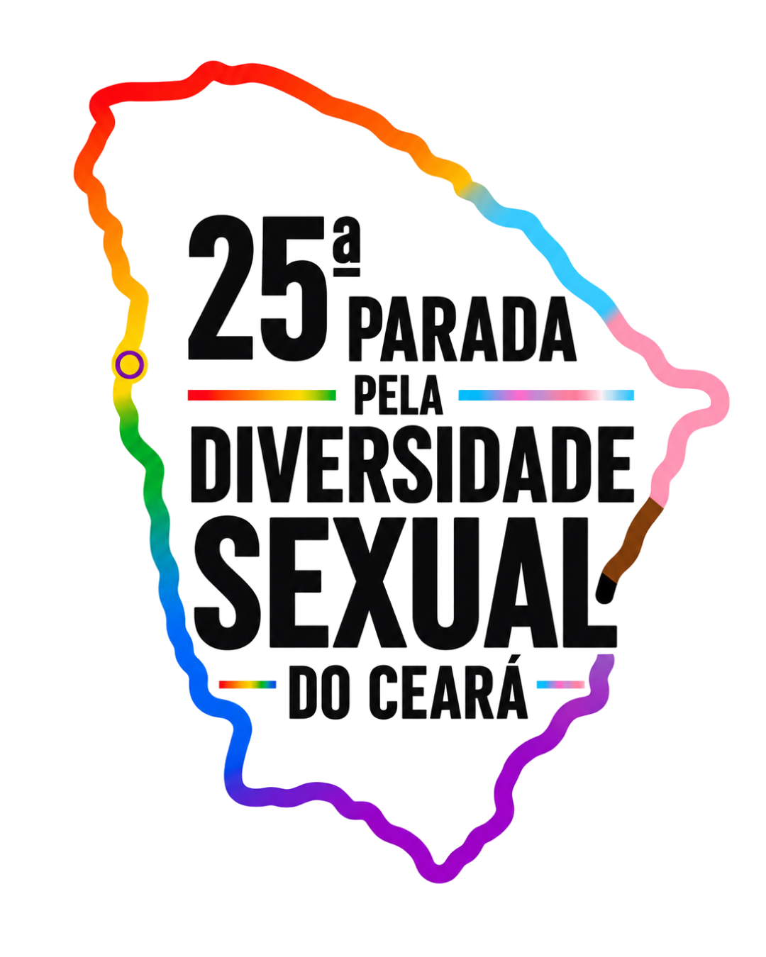Selo 25ª Parada pela Diversidade Sexual do Ceará